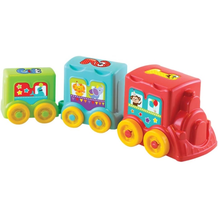 Dede Baby Tren Kule Aktivite Treni Eğitici Oyuncak