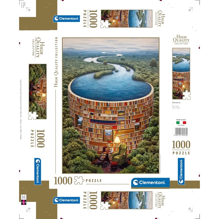 Clementoni Bibliodame 1000 Parça High Quality Collection Yetişkin Puzzle