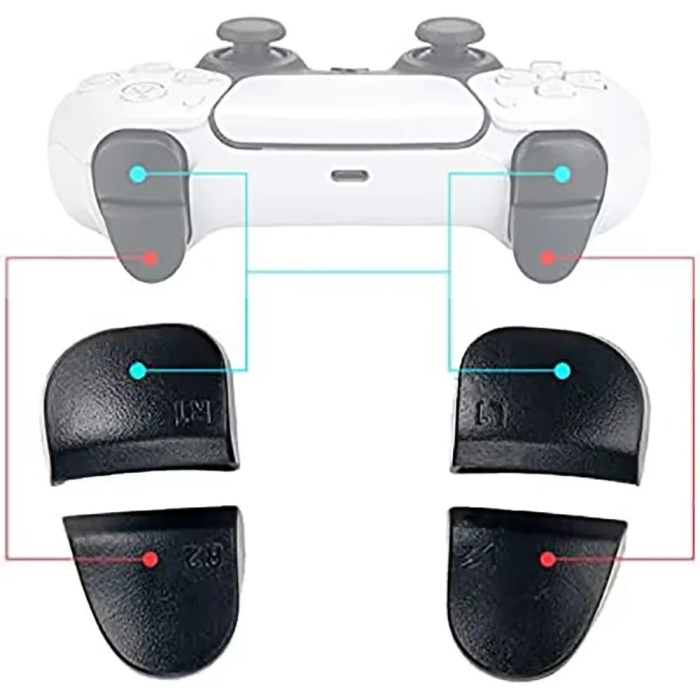 Ps5 Tetik Seti V3 Uyumlu BDM-030 Omuz Tuşu L1 R1 L2 R2 PS5 Yedek Parça Kol Tamiri