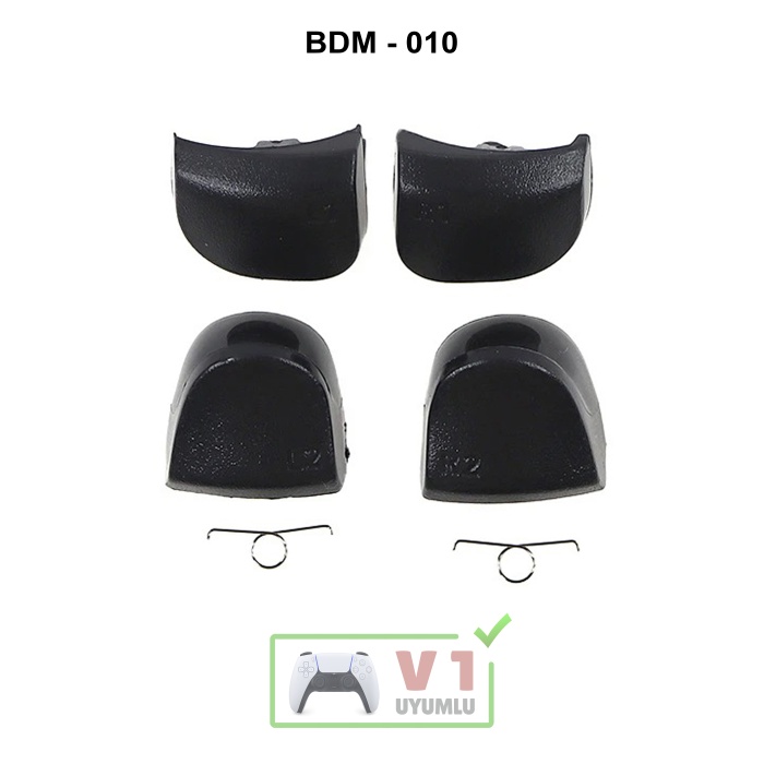 Ps5 Tetik Seti V1 Uyumlu BDM-010 Omuz Tuşu L1 R1 L2 R2 PS5 Yedek Parça Kol Tamiri