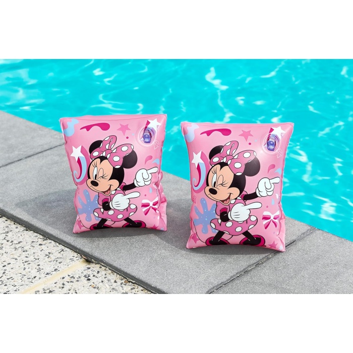 Minnie Çocuk Şişme Kolluk Minnie Mouse Deniz Plaj Yüzme Kolluğu Oyuncak