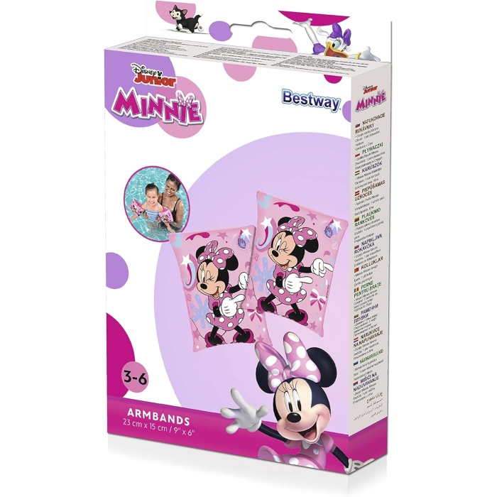 Minnie Çocuk Şişme Kolluk Minnie Mouse Deniz Plaj Yüzme Kolluğu Oyuncak