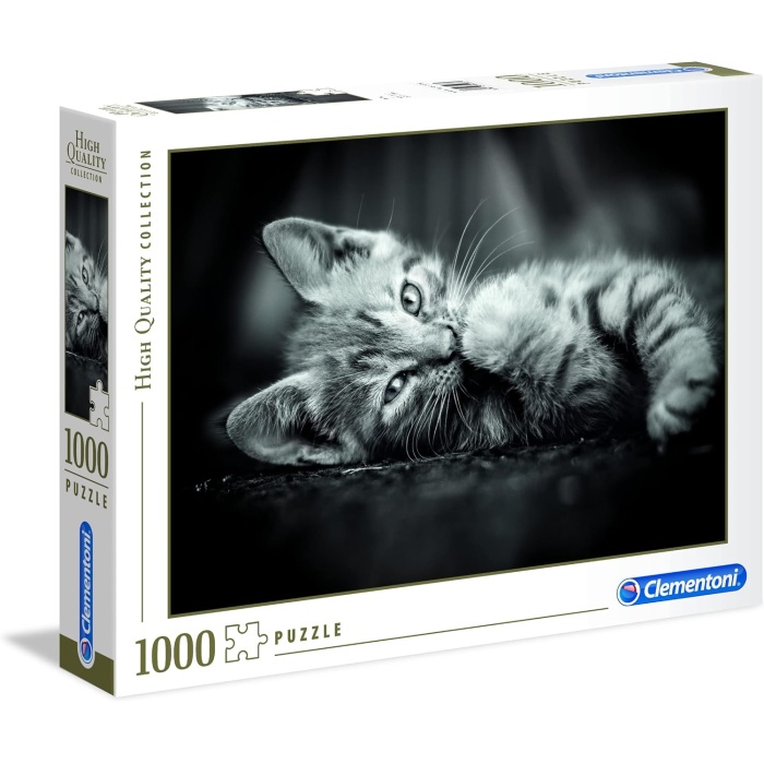 Clementoni Kedi Yavruları 1000 Parça High Quality Collection Yetişkin Puzzle Kitty Clemkit