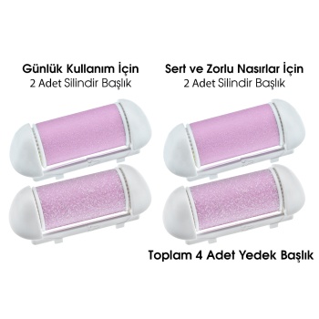 PCR 1305 Ayak Törpüsü 4 Adet Pembe Yedek Başlık
