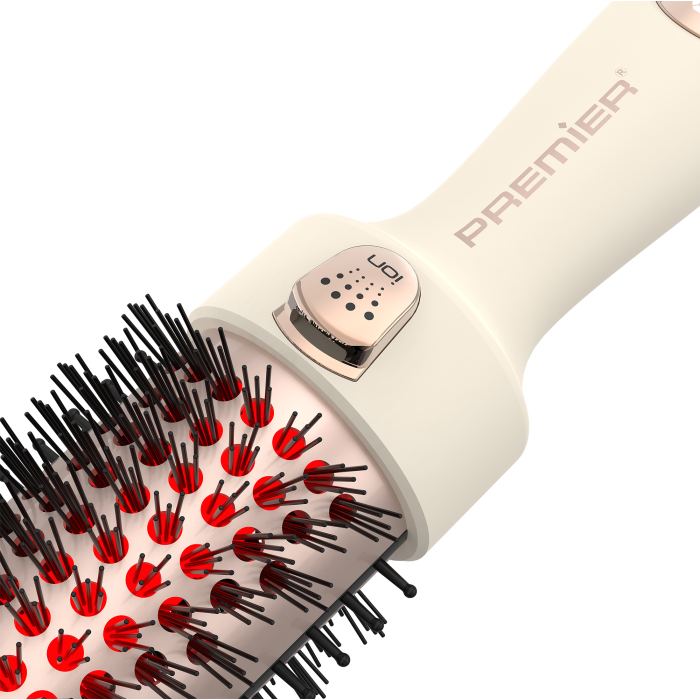 PHC 2411 NOVA - Kızılötesi İyonik Termal Saç Şekillendirici Fırça - Krem