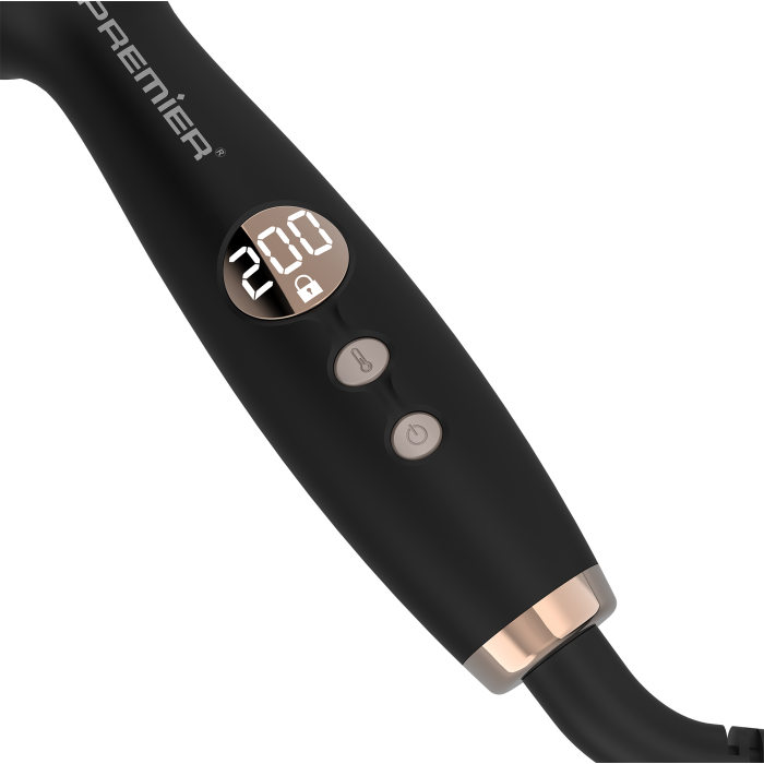 PHC 2411 NOVA - Kızılötesi İyonik Termal Saç Şekillendirici Fırça - Siyah