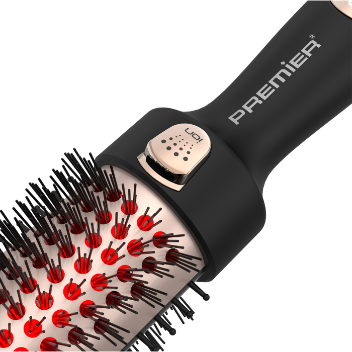 PHC 2411 NOVA - Kızılötesi İyonik Termal Saç Şekillendirici Fırça - Siyah