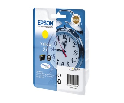 Epson 27XL-T2714-C13T27144020 Sarı Muadil Kartuş Yüksek Kapasiteli