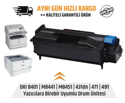 OKİ B401 / B411 / B431 / MB451 / MB472 Muadil Drum Ünitesi