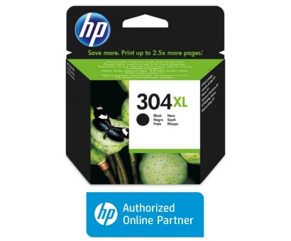 Hp 304XL-N9K08AE Siyah Orjinal Kartuş Yüksek Kapasiteli