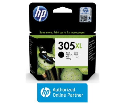 Hp 305XL-3YM62AE Siyah Orjinal Kartuş Yüksek Kapasiteli
