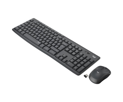 Logitech MK295 Sessiz Kablosuz Türkçe Klavye Mouse Seti - Siyah