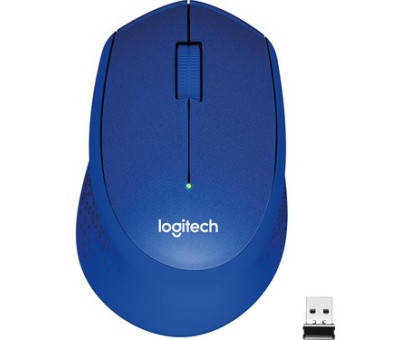 Logitech M330 Sessiz Kablosuz Optik Mouse - Mavi