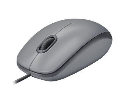 Logitech M110 Kablolu Sessiz Mouse - Gri (910-005490)