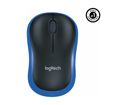 Logitech M185 USB Alıcılı Kompakt Kablosuz Mouse - Mavi