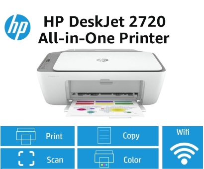HP Deskjet 2720 Fotokopi Tarayıcı Wifi Yazıcı (3XV18B)