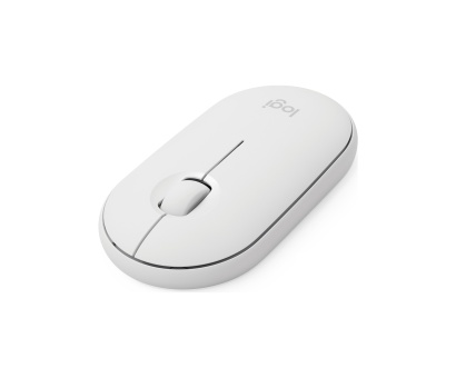 Logitech M350 Pebble Sessiz Kablosuz Kompakt Mouse - Beyaz