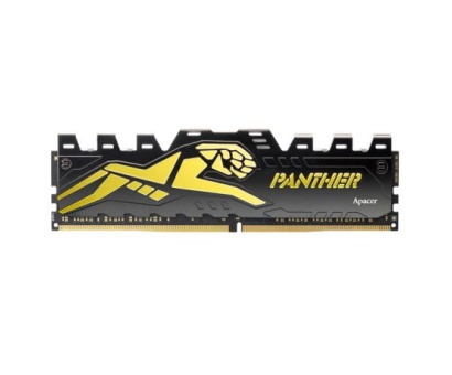Apacer Panther Black-Gold 8GB (1x8GB) 3200MHz CL16 DDR4 Gaming Ram