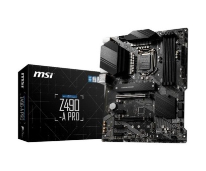 MSI Z490-A PRO 4800MHz(OC) DDR4 Soket 1200 M.2 HDMI DP ATX Anakart