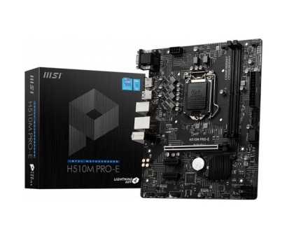 MSI H510M PRO-E 3200MHz(OC) DDR4 Soket 1200 mATX Anakart