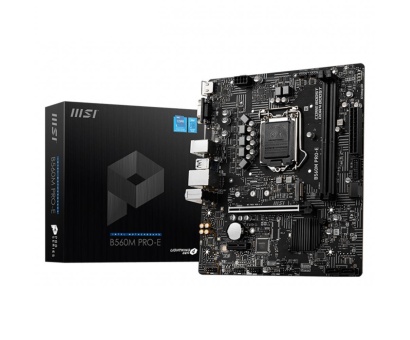 MSI B560M PRO-E 4800MHz(OC) DDR4 Soket 1200 M.2 HDMI VGA mATX Anakart