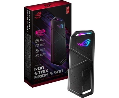Asus Rog Strix Arion S500 ESD-S1B05 500GB 1050MB/S Aura Sync Rgb Taşınabilir SSD