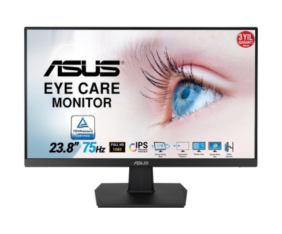 Asus VA24EHE 23.8 75Hz 5ms (HDMI+Analog) FreeSync Full HD IPS Monitör