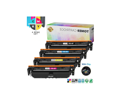 Canon CRG-067/5102C002 Chipli Muadil Toner Seti