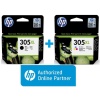 HP 305XL Siyah 3YM62AE HP 305XL Renkli 3YM63AE Orijinal Kartuş Seti