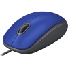 Logitech M110 Kablolu Sessiz Mouse - Mavi (910-005488)