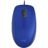 Logitech M110 Kablolu Sessiz Mouse - Mavi (910-005488)