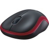 Logitech M185 USB Alıcılı Kompakt Kablosuz Mouse - Kırmızı