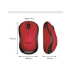 Logitech M220 Sessiz Kompakt Kablosuz Mouse - Kırmızı