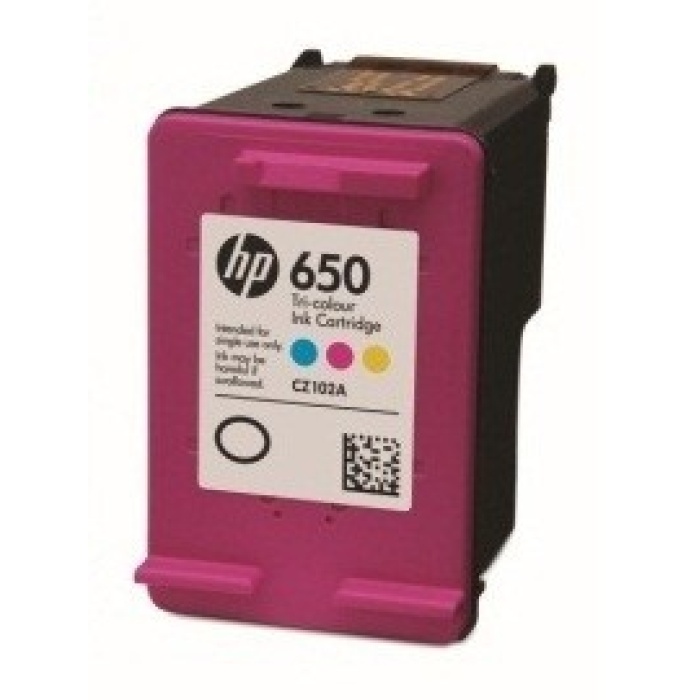 Hp 650-CZ102AE Renkli Orjinal Mürekkep Kartuşu