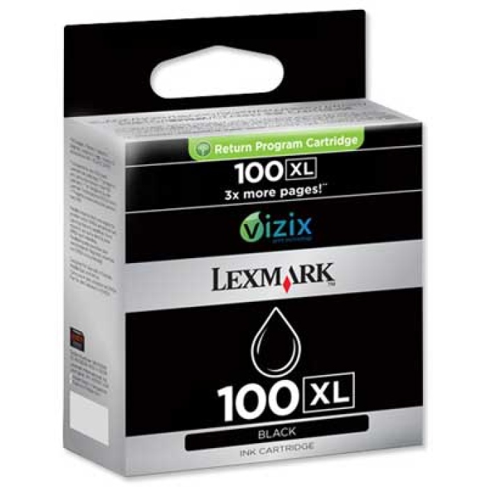Lexmark 100XL-14N1068E Siyah Muadil Kartuş Yüksek Kapasiteli