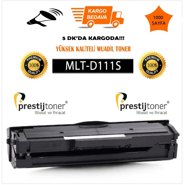 Samsung Xpress SL-M2020/MLT-D111S/MLT-D111L Muadil Toner Yeni Versiyon (Chipli)