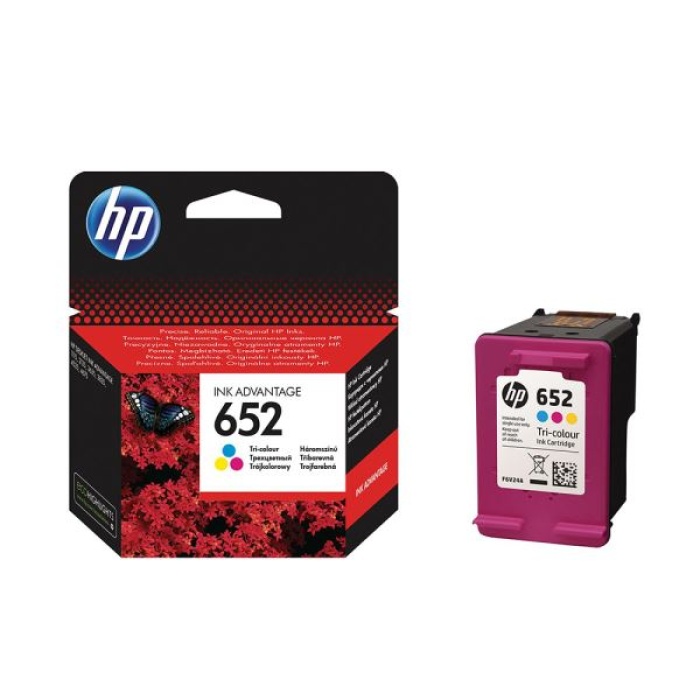 Hp 652-F6V24AE Renkli Orjinal Mürekkep Kartuşu