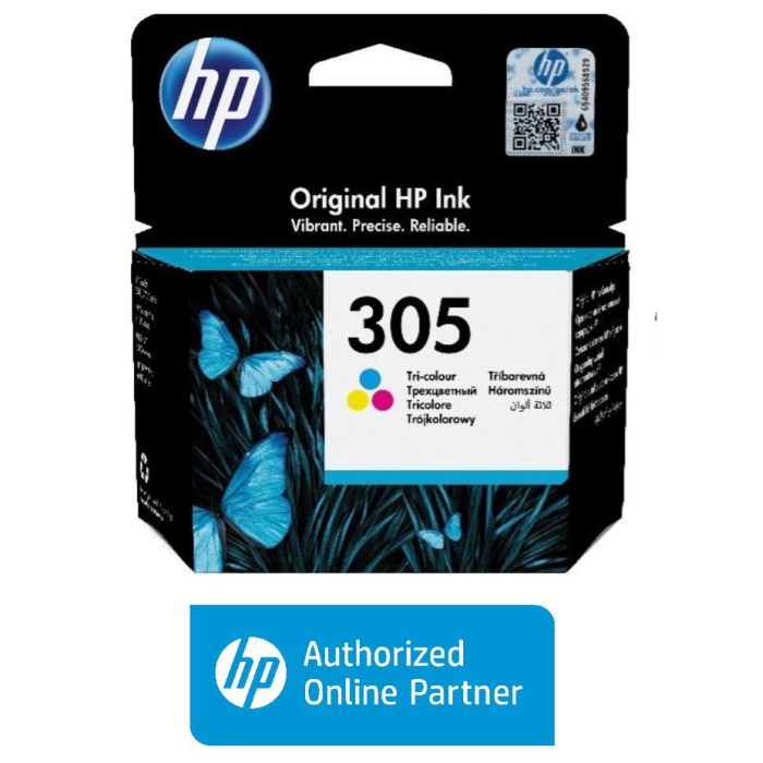 HP 305 Siyah 3YM61AE HP 305 Renkli 3YM60AE Orijinal Kartuş Seti