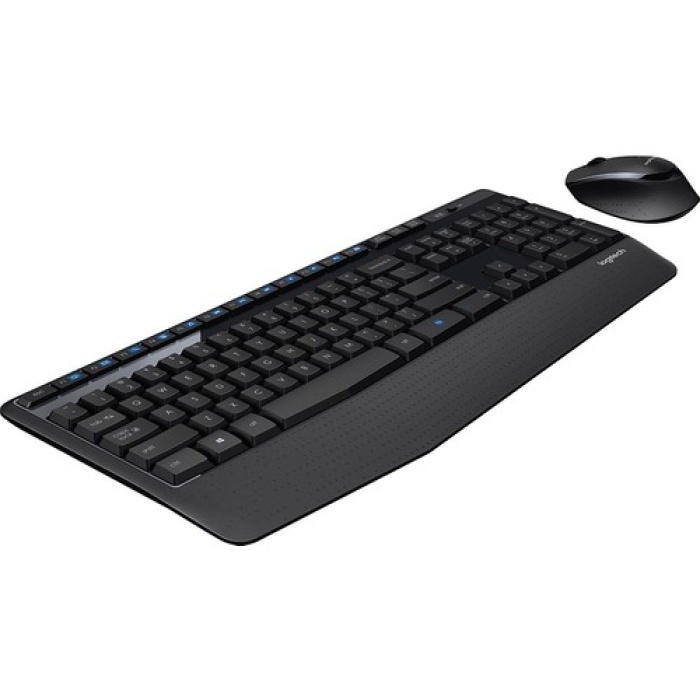 Logitech MK345 Kablosuz Türkçe Klavye Mouse Seti - Siyah