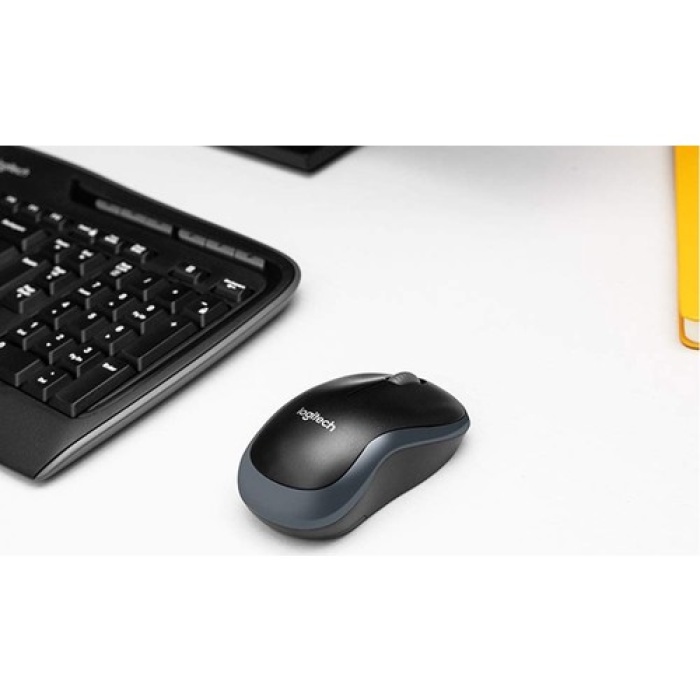 Logitech MK330 Kablosuz Türkçe Klavye Mouse Seti - Siyah