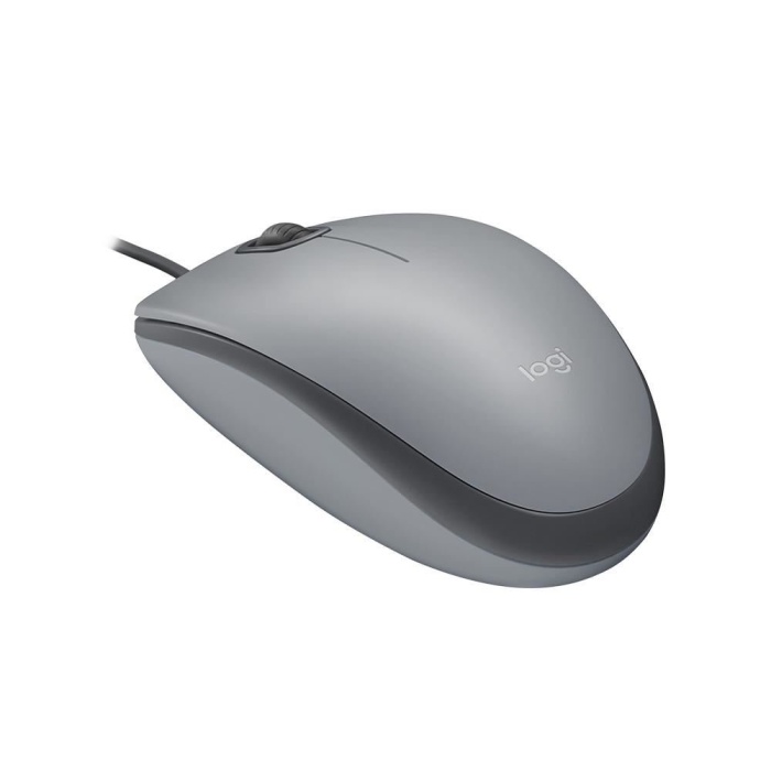 Logitech M110 Kablolu Sessiz Mouse - Gri (910-005490)