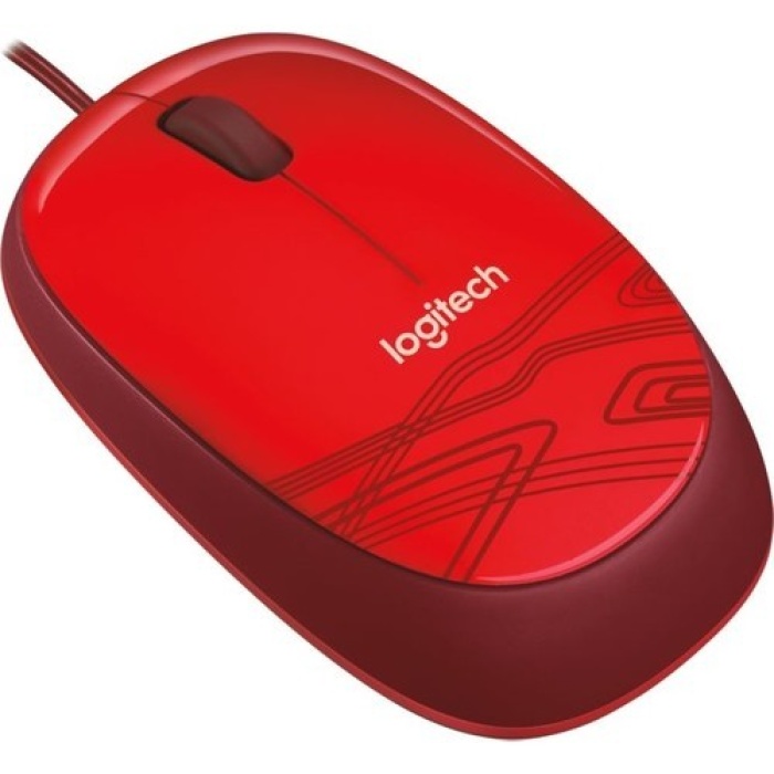 Logitech M105 USB Kablolu Optik Mouse - Kırmızı (910-002945)