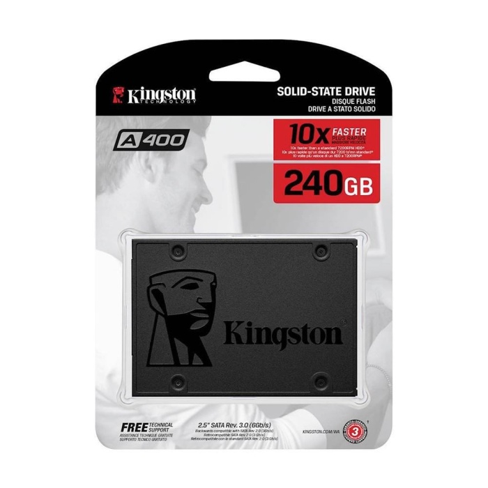 KINGSTON 240GB A400 SATA 3.0 2.5 SSD (Okuma 500MB / Yazma 350MB)