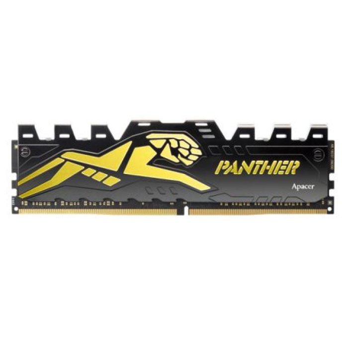Apacer Panther Black-Gold 8GB (1x8GB) 3200MHz CL16 DDR4 Gaming Ram