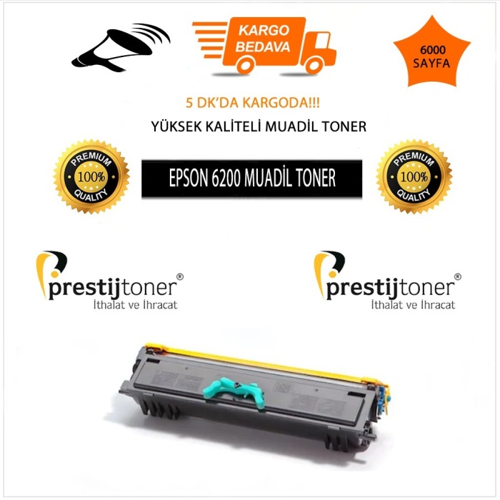 Epson EPL-6200/C13S050166 Muadil Toner Yüksek Kapasiteli