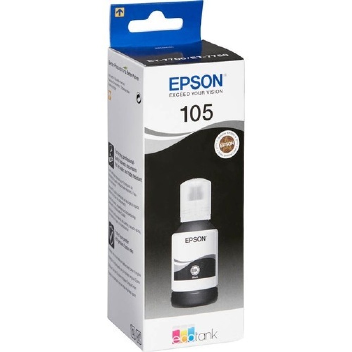 Epson 105-C13T00Q140 Siyah Orjinal Mürekkep L7160 / L7180
