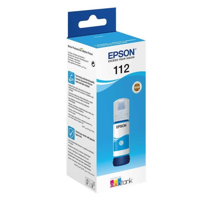 Epson T112-C13T06C24A Mavi Orjinal Kartuş