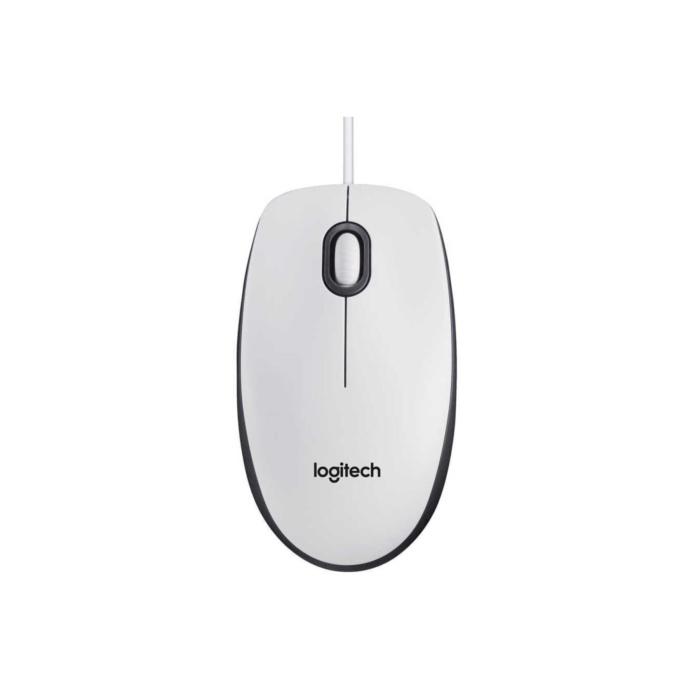 Logitech M100 Optik USB Mouse Beyaz