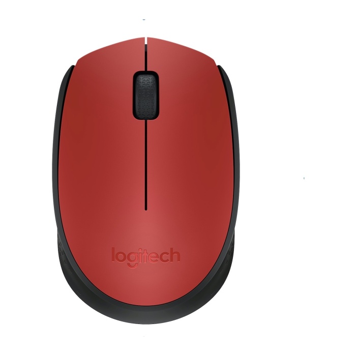 Logitech M171 USB Alıcılı Kablosuz Kompakt Mouse - Kırmızı