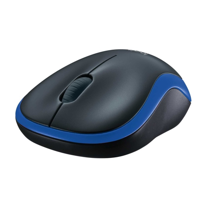 Logitech M185 USB Alıcılı Kompakt Kablosuz Mouse - Mavi